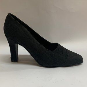 Scarlet Premiere Collection Womens Heeled Shoes Black/Grey Size 7US